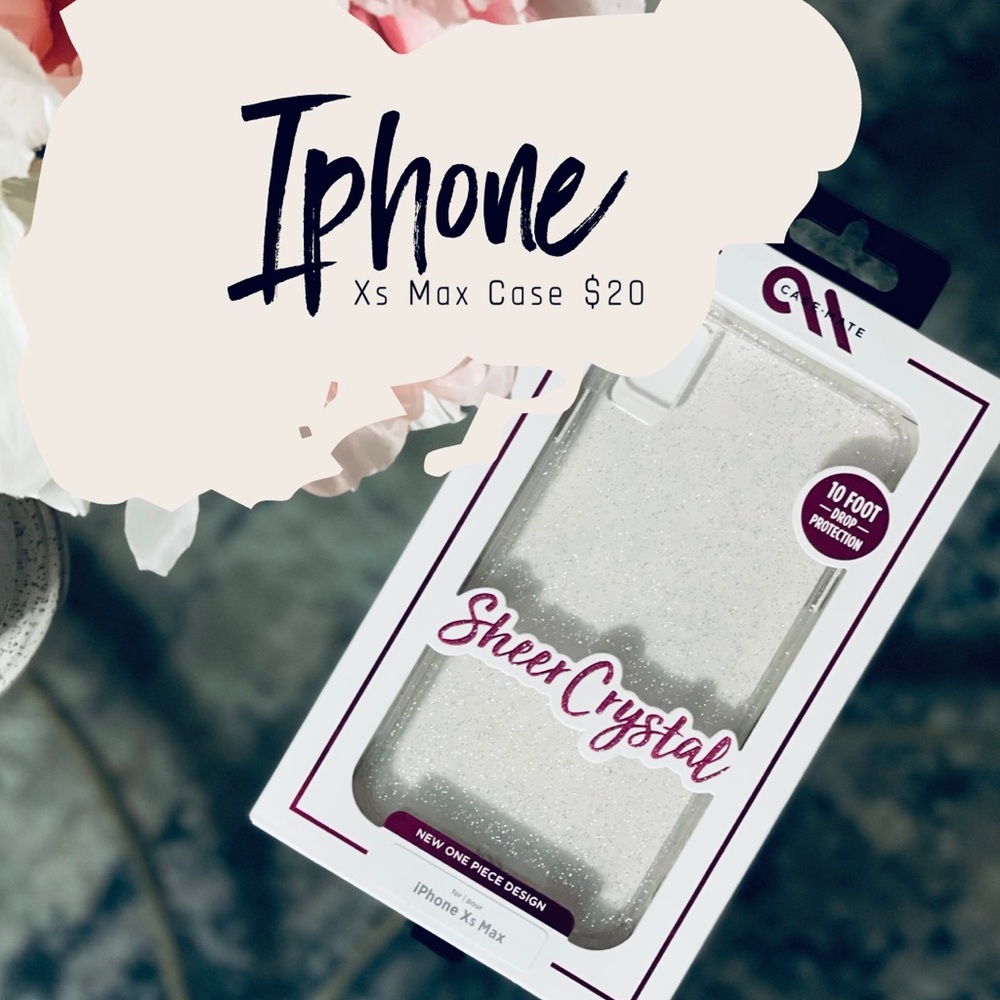 IPHONE XS MAX CASE • 🖤